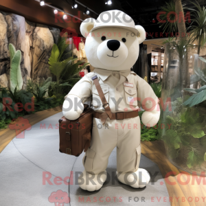 Mascotte d ours en peluche...