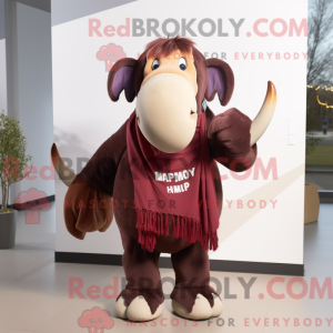 Maroon Mammoth mascot...