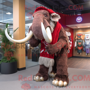 Maroon Mammoth mascot...