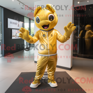Gold Momentum mascot...