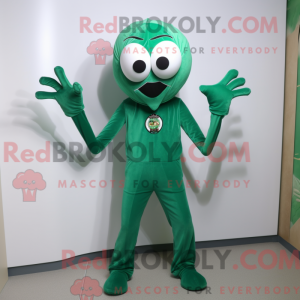 Forest Green Spider maskot...