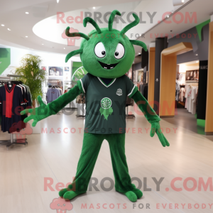 Forest Green Spider maskot...