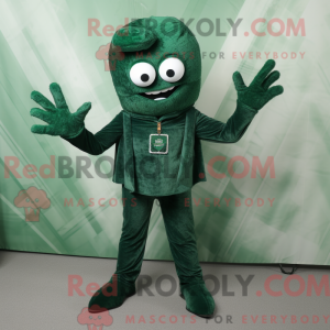 Forest Green Spider mascot...