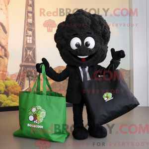 Black Broccoli mascot...