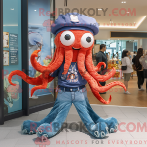 Octopus mascot costume...