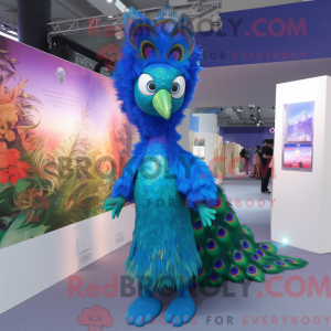 Peacock mascot costume...