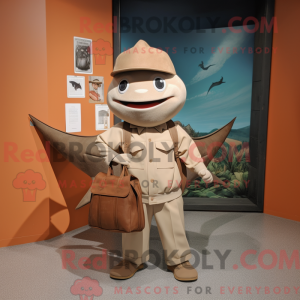 Brown Swordfish mascot...