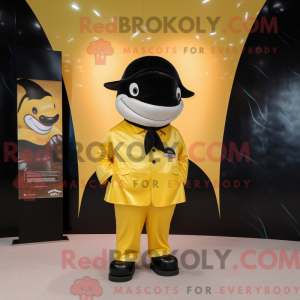 Gold Killer Whale mascot...