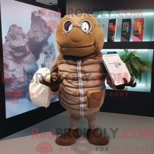Brun Trilobite maskot...