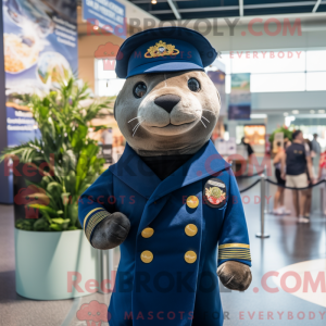 Navy Sea Lion mascot...