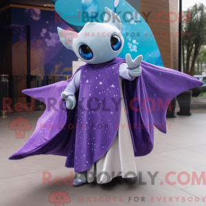 Lavender Manta Ray mascot...
