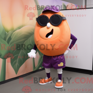 Peach Eggplant mascot...