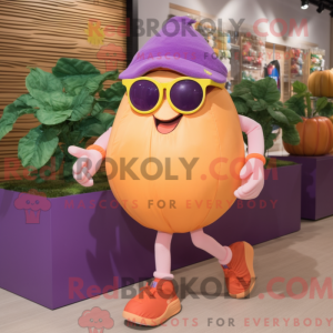 Peach Eggplant mascot...