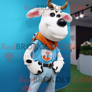 Kuh-Maskottchen-Kostüm mit...