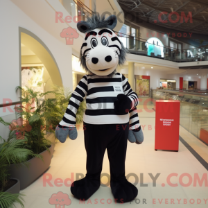 Zebra mascot costume...