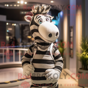 Zebra mascot costume...