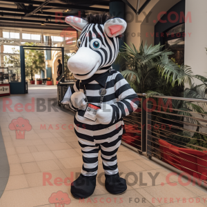 Zebra-Maskottchen-Kostüm...