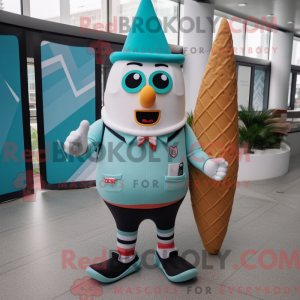 Cyaan Ice Cream Cone...