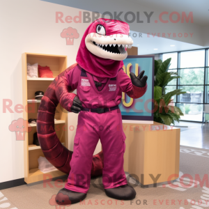 Magenta Titanoboa mascot...