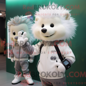 White Porcupine mascot...