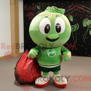 Green Strawberry mascot...