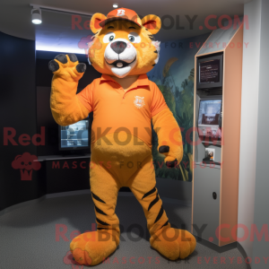 Orange sabeltandet tiger...