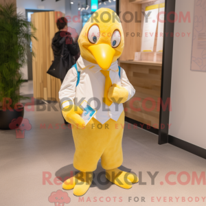 Yellow Penguin mascot...