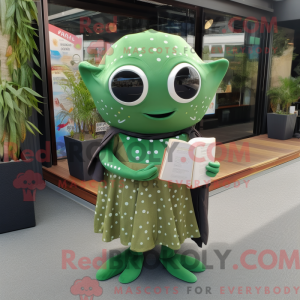 Olive Stingray mascot...