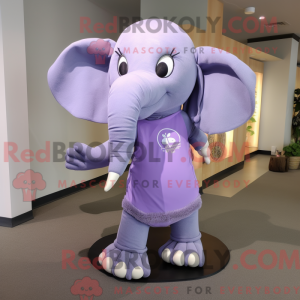 Lavender Elephant mascot...