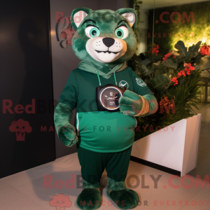 Forest Green Puma mascot...