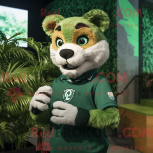 Forest Green Puma mascot...