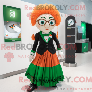 Irish Flag mascot costume...