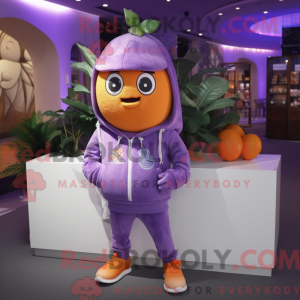 Purple Grapefruit mascot...