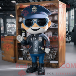 Navy Hourglass mascot...