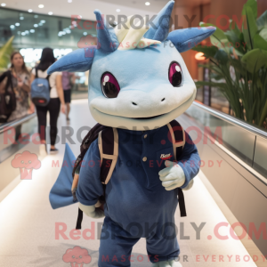 Marineblauw Axolotls...