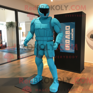 Figura de máscara Cyan Gi...