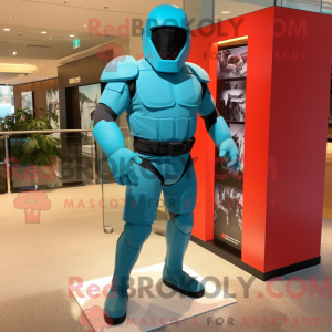 Disfraz de mascota Cyan Gi...