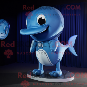 Maskotka Cyan Blue Whale w...