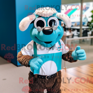 Turquoise Ram mascot...