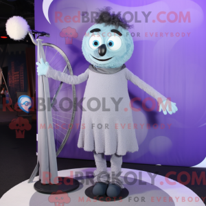 Gray Unicyclist mascot...