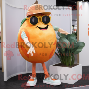 Peach Onion mascot costume...