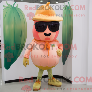 Peach Onion mascot costume...