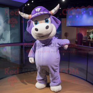 Lavendel Zebu mascotte...