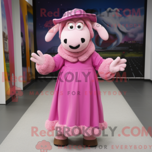 Maskottchenkostüm Rosa...
