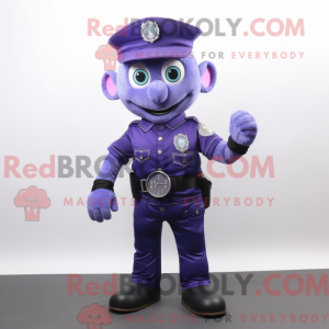 Purple Police Officer...