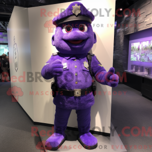 Purple Police Officer...