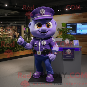 Lilla politimann maskot...