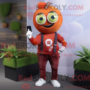 Rust Apple maskot kostume...