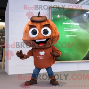 Rust Apple-mascottekostuum...