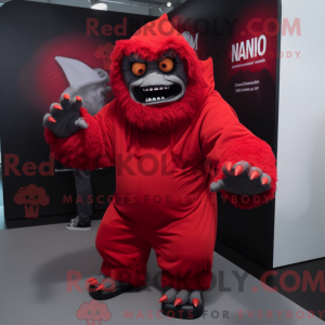 Demon-mascottekostuum...